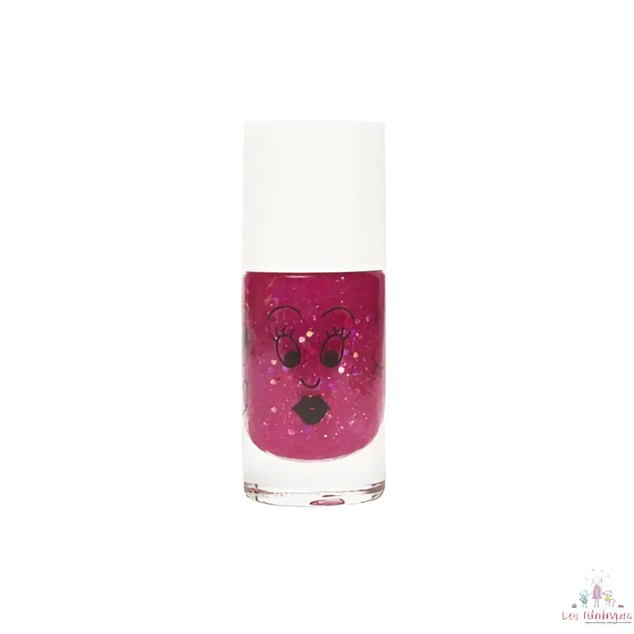 Vernis à ongles Sheepy Framboise pailleté pour petites mains