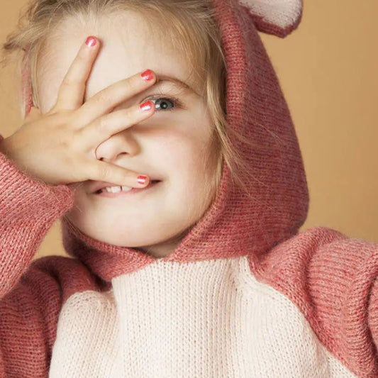 Vernis à l’eau enfant - sissi rose pailleté