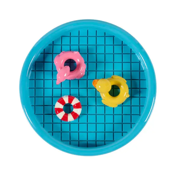 Poche floaty pool avec flamingo, canard, et bouée pour petit récipient aqua