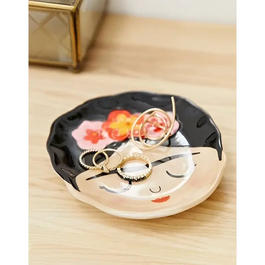 Vide poche Frida Kahlo au design vibrant, idée cadeau parfaite