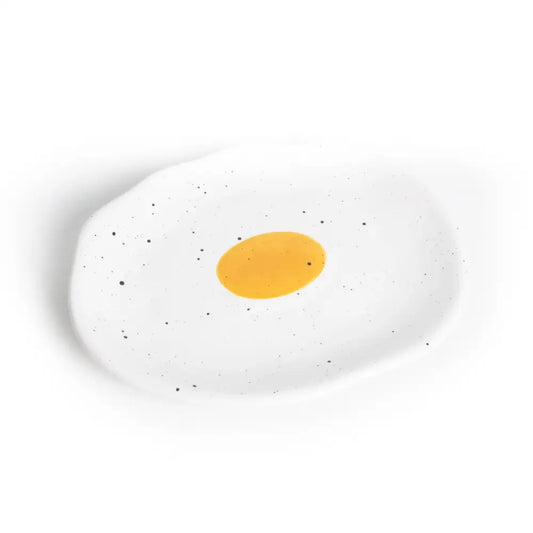 Vide poche oeuf avec œuf frit, parfait pour boîte à bijoux et petits trésors