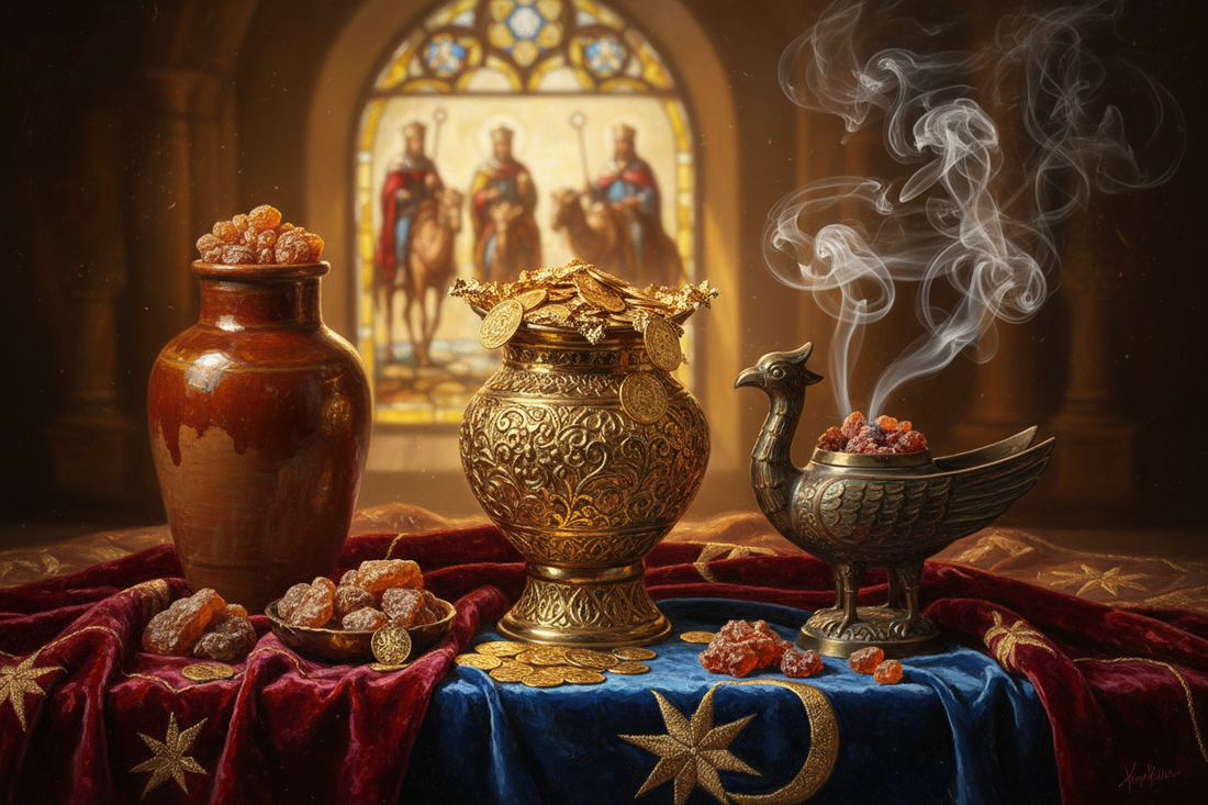 Quels sont les 3 cadeaux des rois mages ?