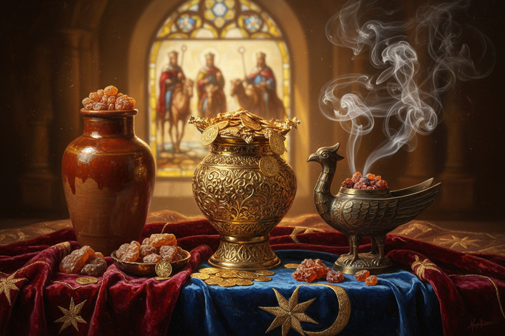 Quels sont les 3 cadeaux des rois mages ?