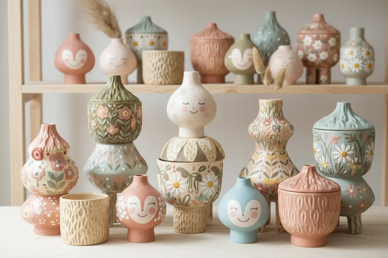 Vase et cache pot 