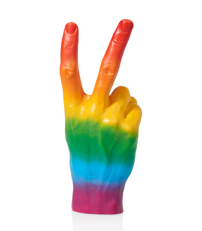 Sculpture main peace rainbow