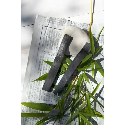 Arrangement de charbon de bambou actif bio pour purifier l’eau