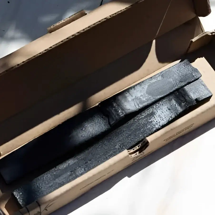2 bâtons de charbon actif en bambou bio pour purifier l’eau
