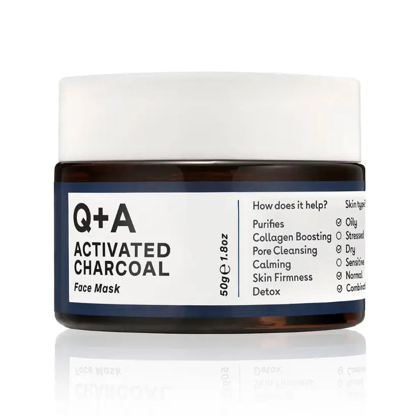 Pot de masque visage charbon actif pour éliminer points noirs et charbon végétal