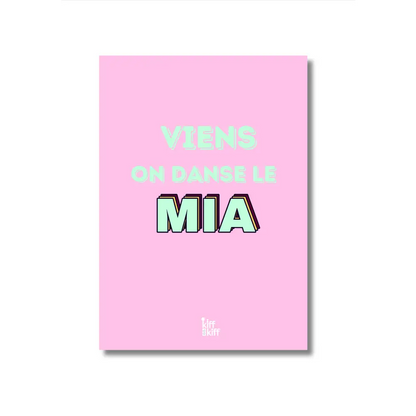 Affiche Viens on danse le MIA
