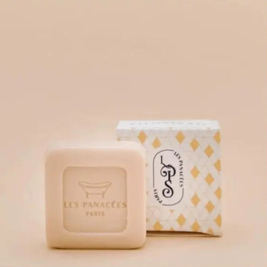 Barre de savon après-shampoing solide avec design embossé et boîte à motif