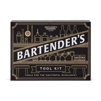 Trousse de barman black et or Gentlemen’s Hardware, touche d’élégance