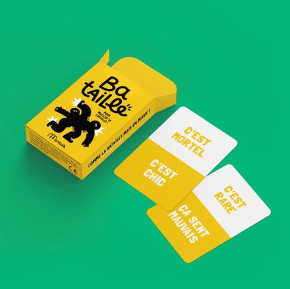 Jeu Bataille compact pour bonne humeur avec gorille jaune !