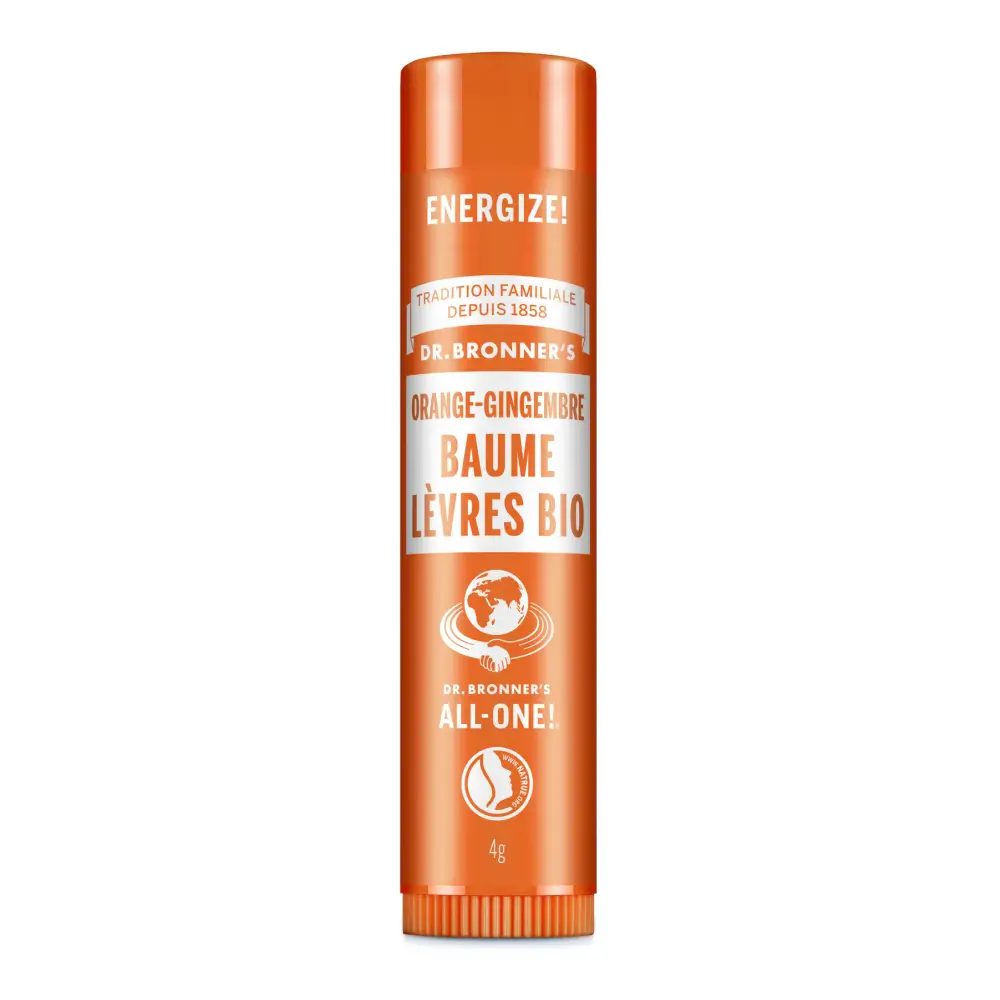 Baume à lèvres orange gingembre