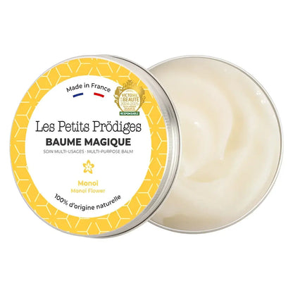Baume Multi-Usage Au Monoi 30ml ouvert, soin visage multi usage monoi