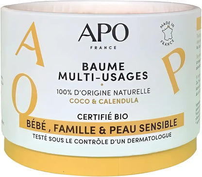 Baume multi-usage Apo France au calendula bio réparateur