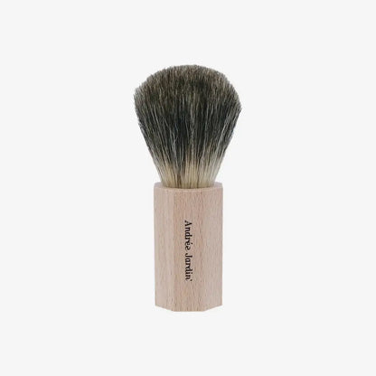 Blaireau de rasage en bois de hêtre