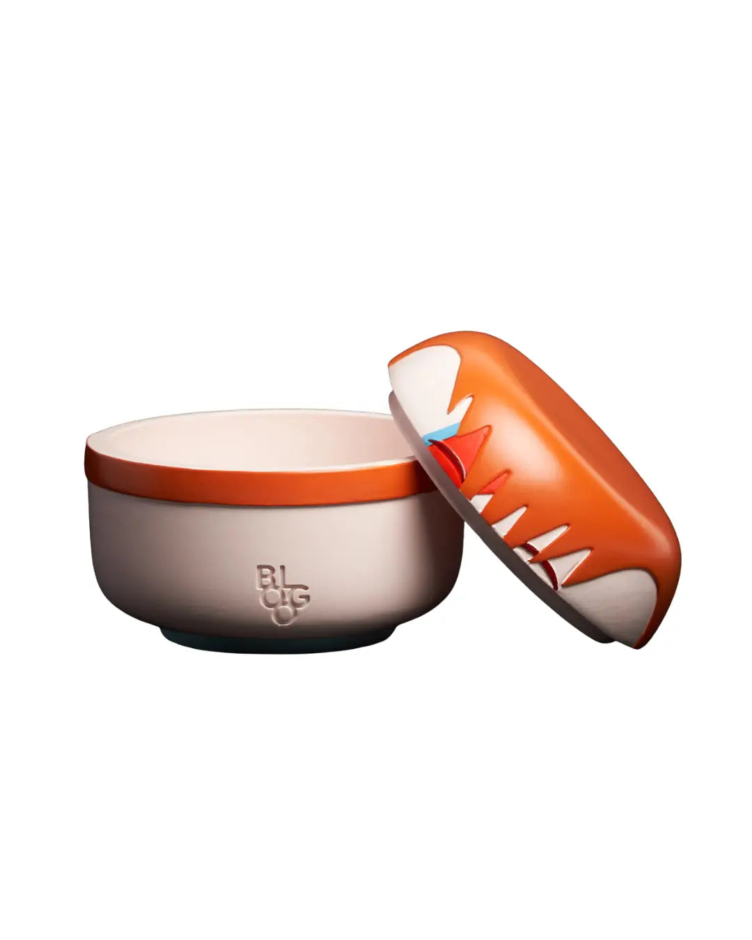 Boîte à bijoux David Bowie : coffret fox en céramique orange