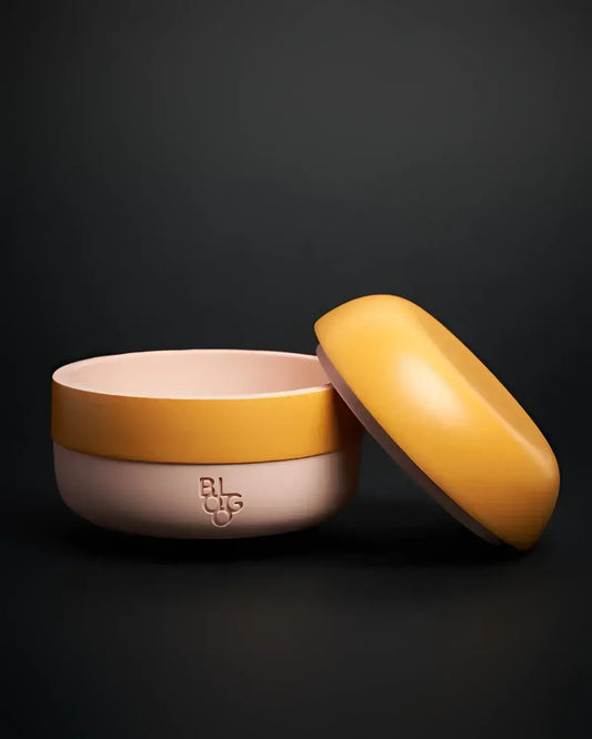 Boîte à bijoux Elton John édition limitée Blogo design unique beige moutarde