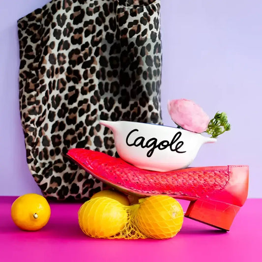 Leopard print fabric sur bol breton revisité bol breton cagole pour un look cool