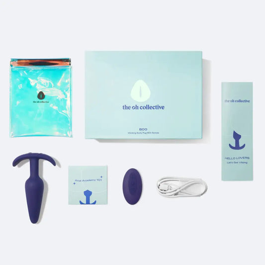 Image du BOO Plug Anal Vibrant avec Télécmd, nouvelles sensations et accessoires