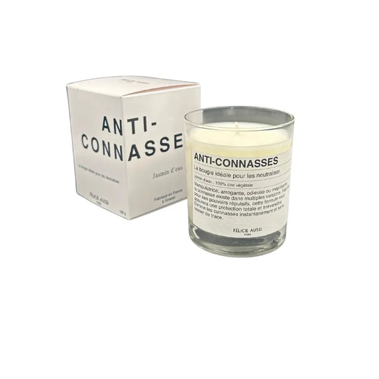 Bougie Anti-conasses au Jasmin d’Eau en cire végétale parfum délicat