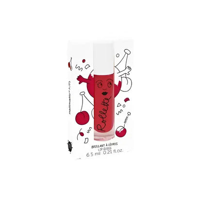 Brillant à lèvres pour plus jeunes, adapté aux enfants, rouge cerise fun et cute