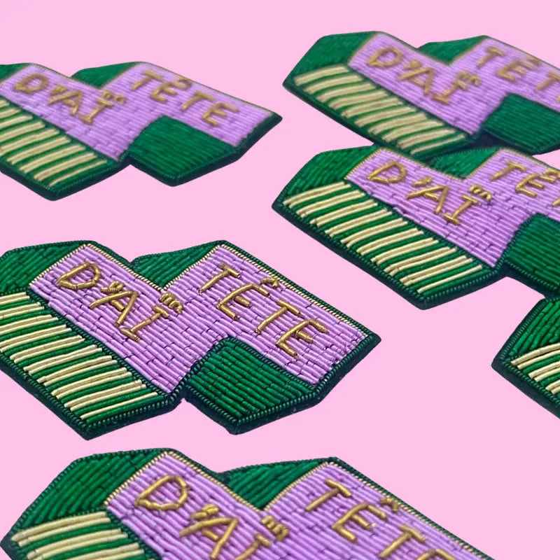 Broche Tête d Aï