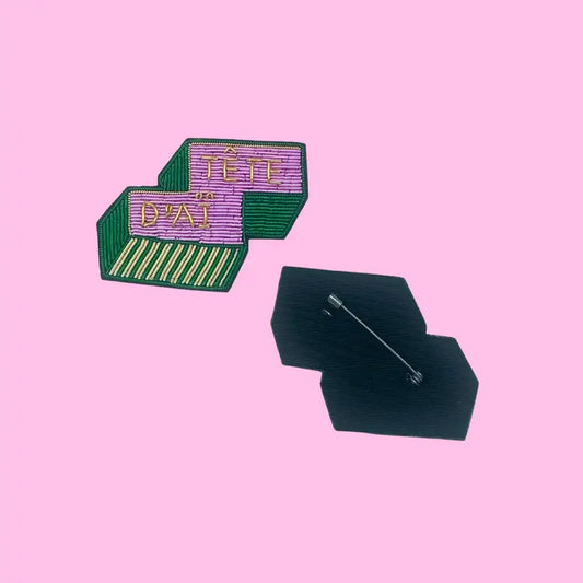 Broche Tête d Aï