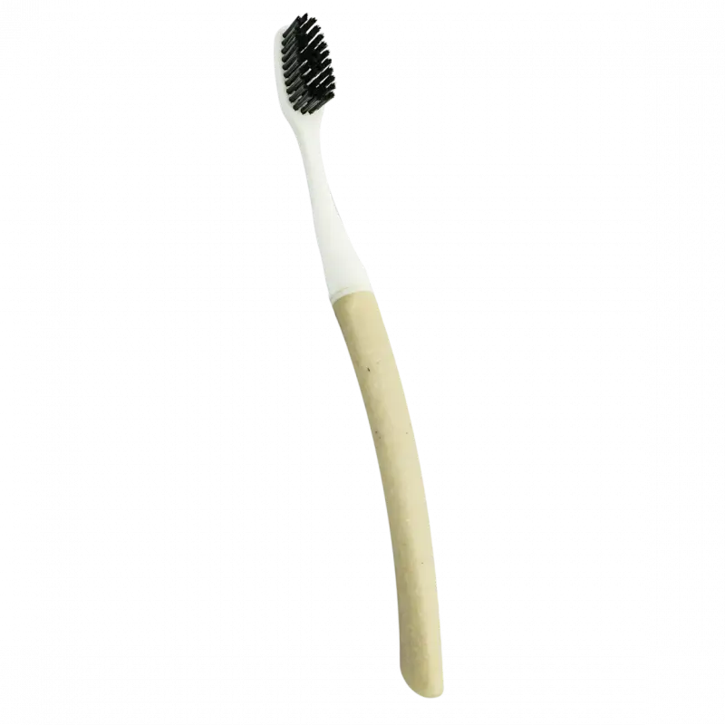 Brosse à dents écologique Edith medium avec tête interchangeable anti-déchets plastiques
