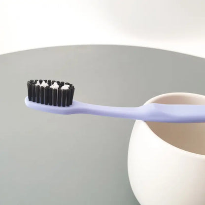 Brosse à dents Recyclette Orthodontie en plastique recyclé lavande