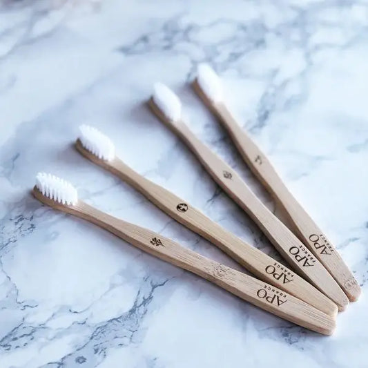 Brosse à dents en bambou extra souple - enfant