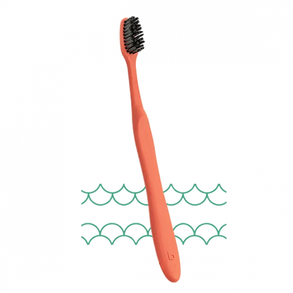 Brosse à dents recyclée Recyclette interdentaire en corail moderne