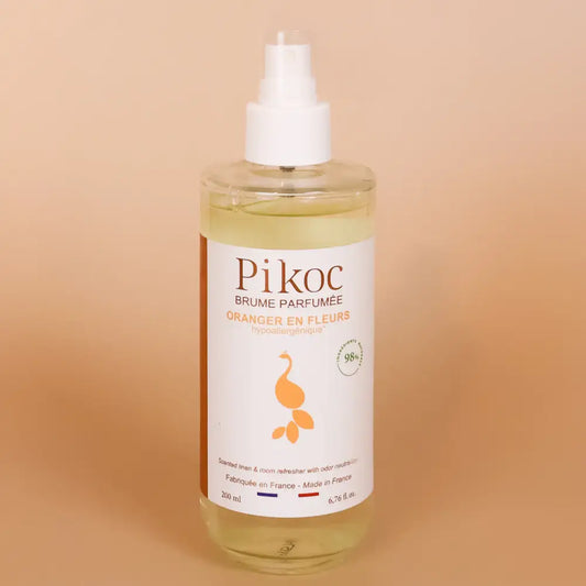 Brume de linge fleur d’oranger 200 mL, parfum délicat pour l’air ambiant