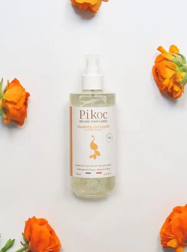 Brume parfumée Pikoc à la fleur d’oranger, 200 ml pour une expérience sensorielle