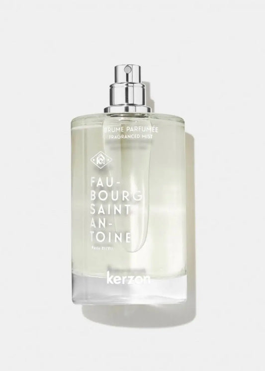 Bouteille en verre clair de Brume Parfumée Faubourg Saint Antoine 100 ml par Kerzen, parfum subtil