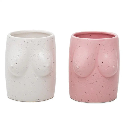 Cache Pot Boobs Rose