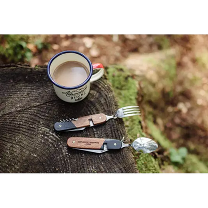 Camping Cutlery Tool (Wood)