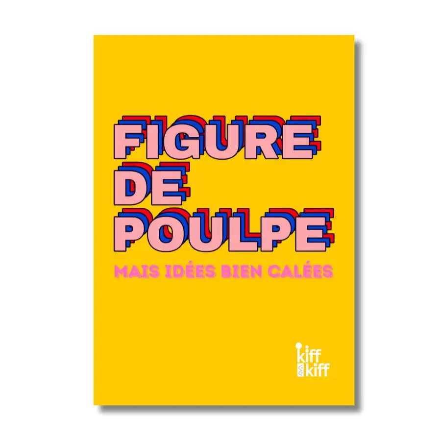 Carnet Kiff & Kiff Figure de Poulpe ultra tendance finition soft touch