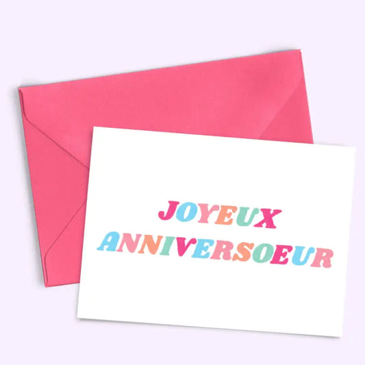 CARTE ANNIVERSOEUR