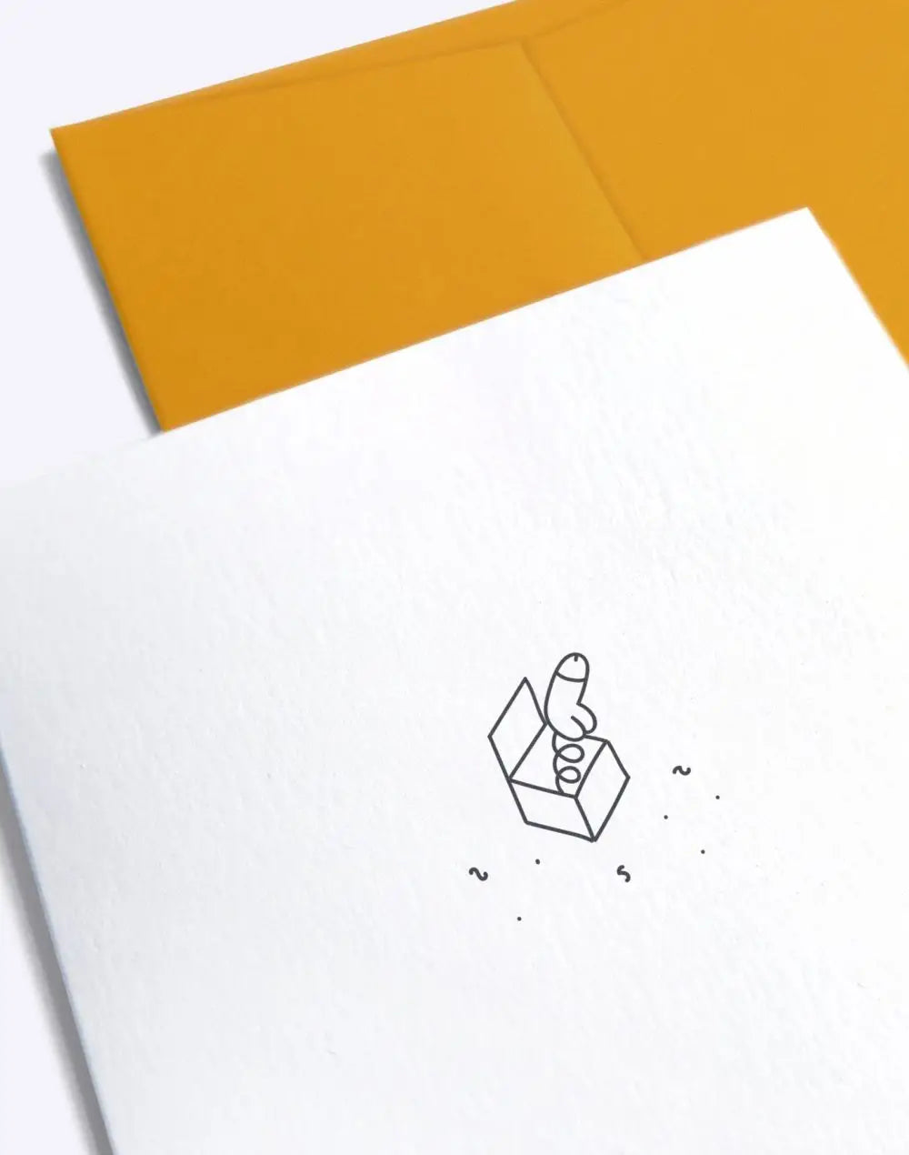 Carte postale surprise avec jack-in-the-box pénis sur ressort, carte impertinente