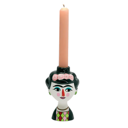 Bougie Chandelier Marisol dans support Frida Kahlo, savoir-faire artisanal