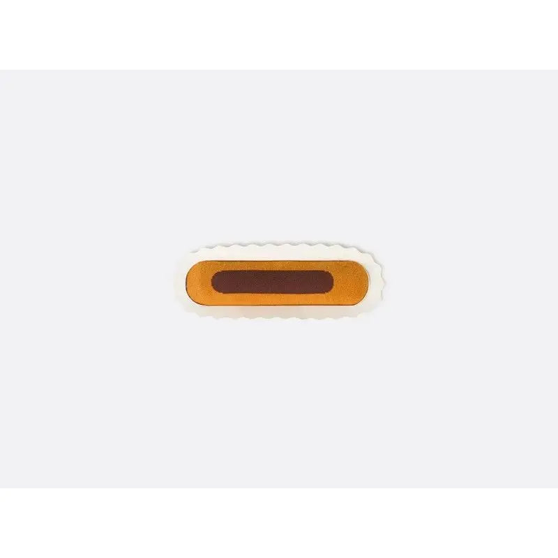 Connecteur USB-C orange mat, inspiré de chaussettes éclair au chocolat pâtisserie française