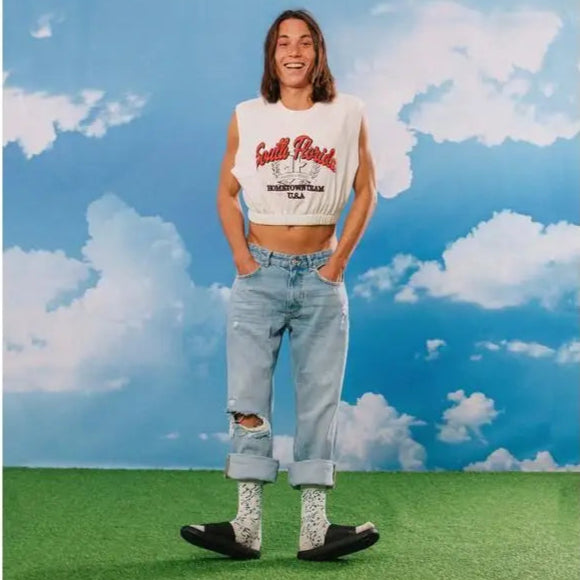 Chausettes fromage bleu avec clin d’œil, style cool et manière subtile pour toi