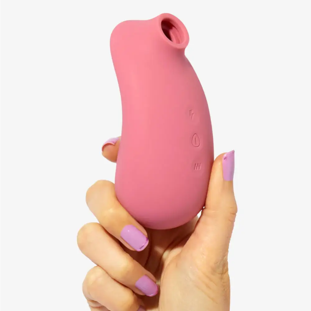 Clitoral stimulator pink avec silicone, niveaux d’aspiration personnalisables, chi air suction