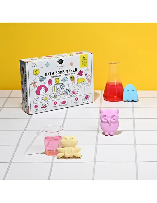 Coffret Fabrique à boules de bain : atelier créatif avec expérience sensorielle enrichissante
