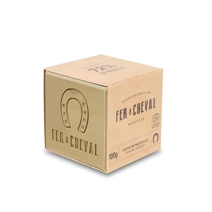 Coffret authentique Pur Savon de Marseille, 100g, fer à cheval