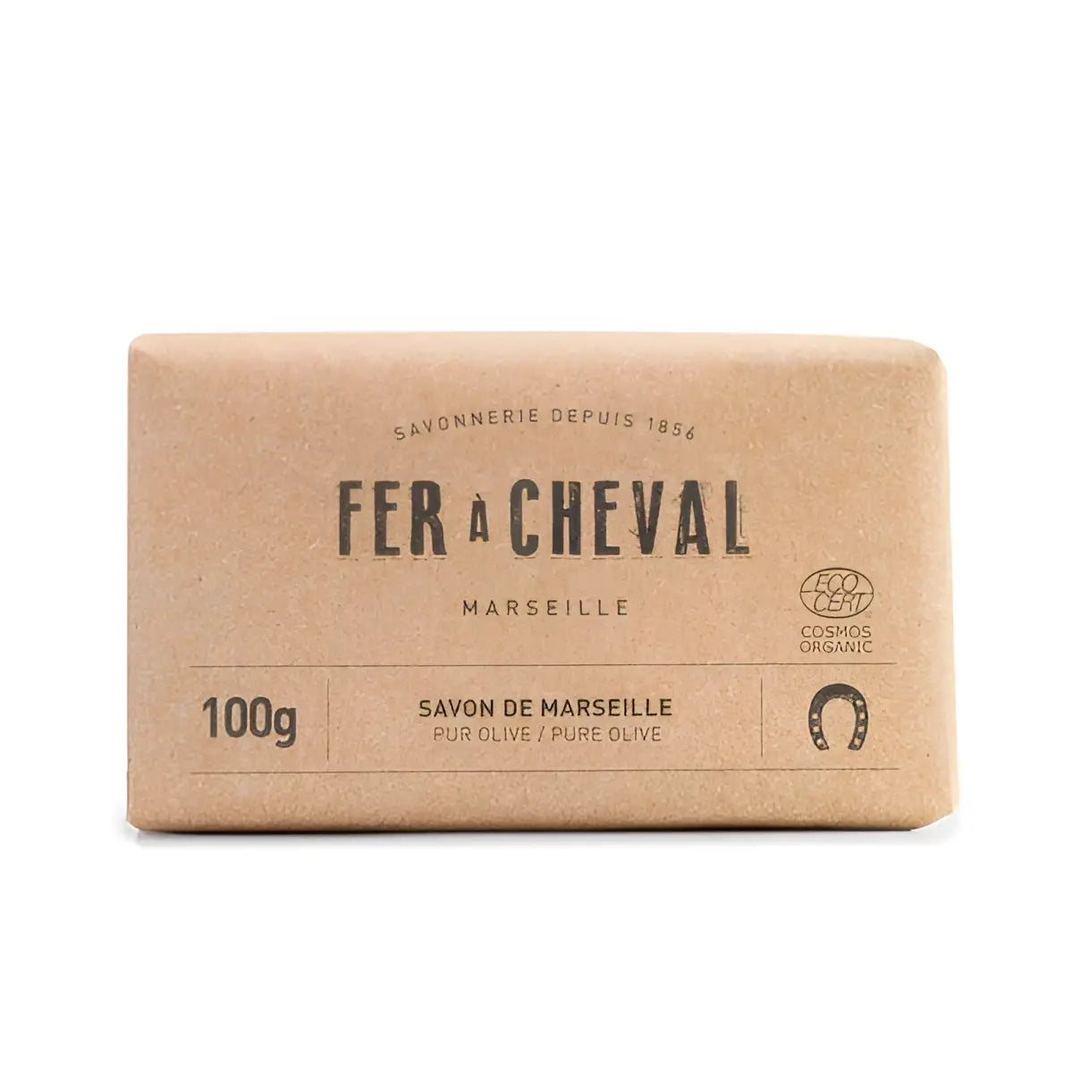 Coffret Pur Savon : savon Fer à Cheval Marseille 100g huile olive pure