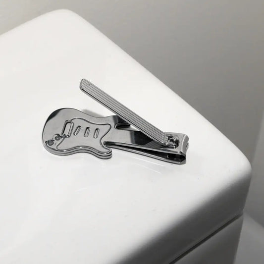 Coupe ongles guitare en acier inoxydable, coupe-ongles guitare rock fun et pratique