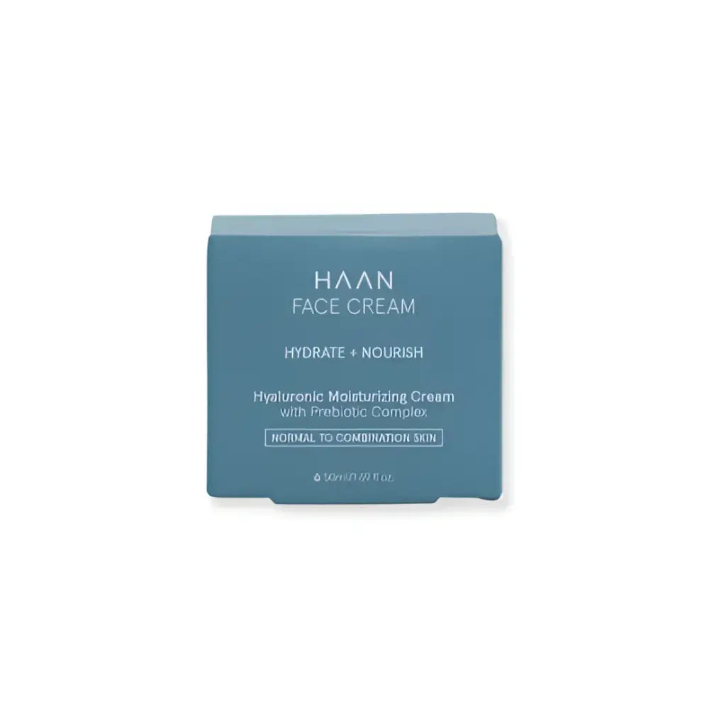 Contenant de crème hydratante visage bleu pour peau normale à mixte 50 ml