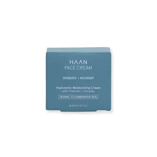 Contenant de crème hydratante visage bleu pour peau normale à mixte 50 ml